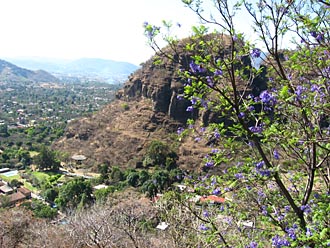 vue de la colline des idoles   (&eacute;tat de Mexico)