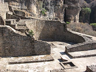 enceinte de Tzinacalli (&eacute;tat de Mexico)