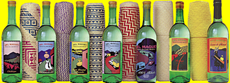 bouteilles de mezcal