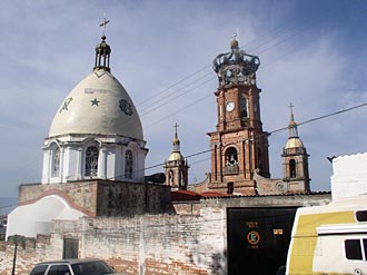&eacute;glise Notre Dame de Guadalupe &agrave; Puerto Vallarta (&eacute;tat de Jalisco,Mexique)