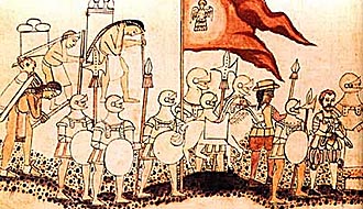 cort&egrave;s et ses troupes