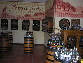 magasin de ventes de Tequila, (Jalisco, Mexique)