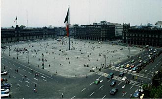 le Zocalo de Mexico