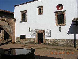Casa de los Once patios &agrave; P&aacute;tzcuaro (&eacute;tat du Michoac&aacute;n, Mexique)