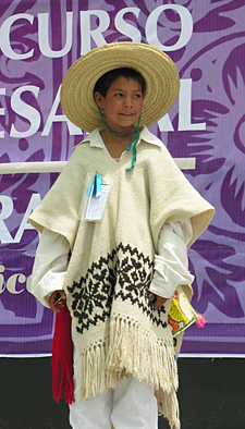 Concours de costumes traditionnels &agrave; Uruap&aacute;n le dimanche des R&acirc;meaux