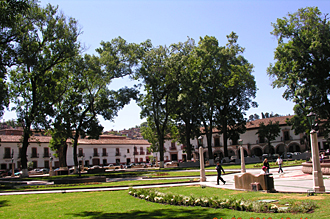 place Vasco de Quiroga &agrave; P&aacute;tzcuaro (&eacute;tat du Michoac&aacute;n, Mexique)