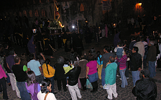 procession du silence &agrave; P&aacute;tzcuaro - "Vigile Pascale"