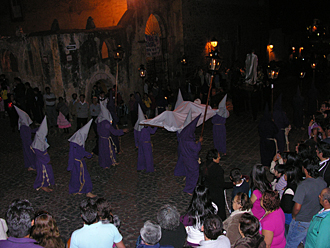 procession du silence &agrave; P&aacute;tzcuaro - "Vigile Pascale"