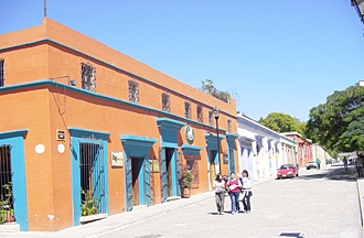 une des rues principales de Oaxaca