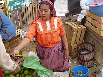 &eacute;talage d'avocats au march&eacute; d'Oaxaca