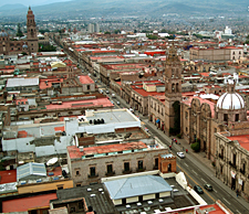 centre historique de Morelia (Michoac&aacute;n,&nbsp;Mexique)