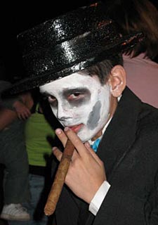 pr&eacute;paration de la f&ecirc;te des morts 